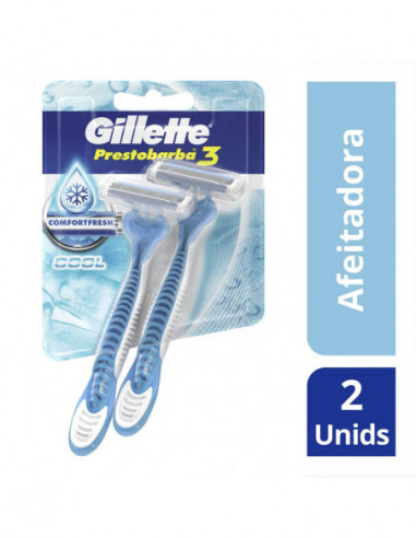 gillette prestobarba3 cool maquinas para afeitar desechables 2 unidades.jpg gillette prestobarba3 cool maquinas para afeitar desechables 2 unidades.jpg