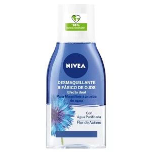 desmaquillante de ojos nivea bifásico 125ml (pack x 6u)