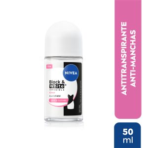 antitranspirante nivea black & white invisible 50ml 12u