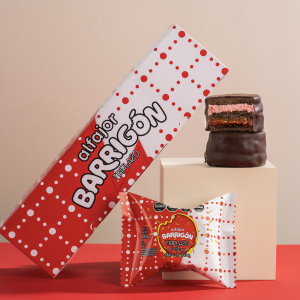 alfajor triple fruta el barrigón 100g