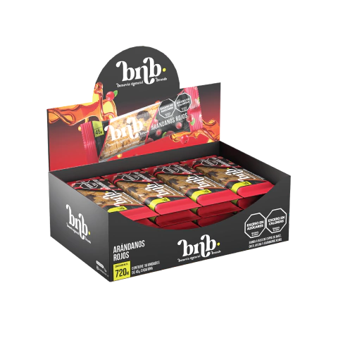 barra de cereal bnb arándanos 45g snack saludable barra de cereal bnb arándanos 45g snack saludable