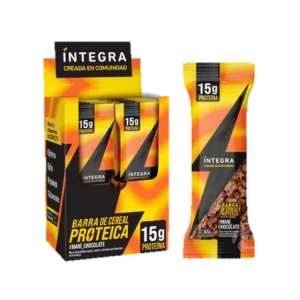 barra proteica integra chocolate 43gr x10u