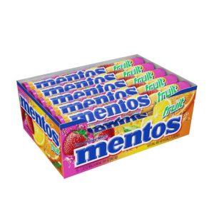 caramelos mentos frutales 29g (display x 12u)
