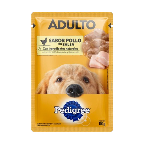 pedigree adulto raza pequeña pollo 100g 12u pedigree adulto raza pequeña pollo 100g 12u
