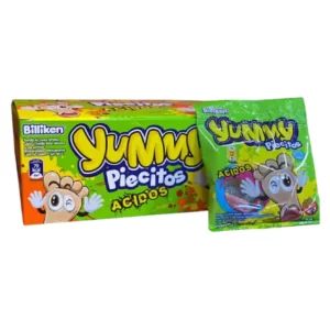 gomitas yummy piecitos acidos 12u x30gr