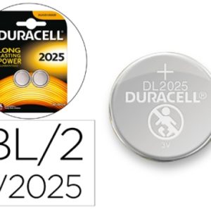 pilas duracell litio botón dl2025 (blister x 2u)