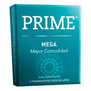 preservativo prime mega (caja x 3u) (display x 24 cajas)