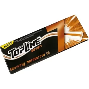 chicles top line seven mandarina (display x 16u)
