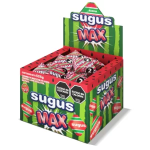 caramelos sugus max sandia x70u