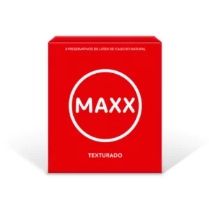 preservativo maxx texturado (caja x 3u) (display x 12 cajas)