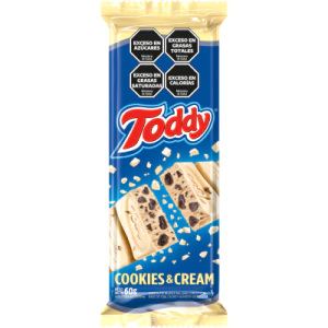 chocolate toddy blanco cookies 60gr x10u