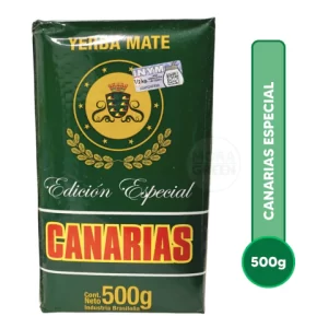 yerba mate canarias edición especial 500g sabor intenso x 20u