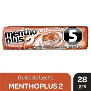 caramelo mentho plus 2 creamix dulce de leche 27.2g x12u