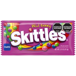 caramelos skittles wild berry (violeta) 61.5g (display x 36u)
