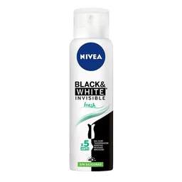 antitranspirante nivea aerosol invisible b&w fresh 150ml (pack x 12u)