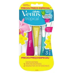 máquina gillette venus 3u tropical