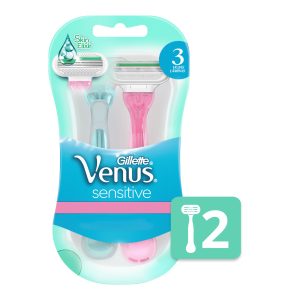 afeitadora gillette simply venus 3 sensitive (pack x 4u) (caja x 12u)