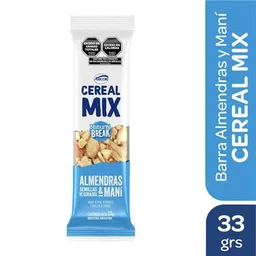 barra cereal mix natural break frutos secos 33g (caja x 16u)
