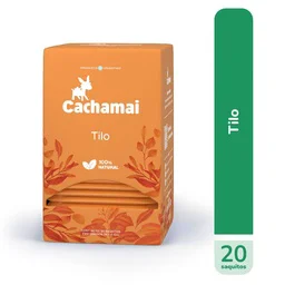 té cachamai tilo (caja x 20 saquitos) (display x 12 cajas)