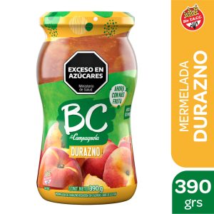 mermelada bc 390g durazno