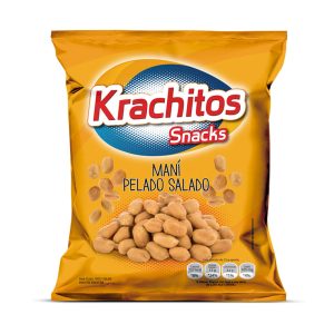 maní pelado salado krachitos 65g (caja x 24u)