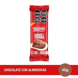 chocolate nestlé 50g leche y almendras