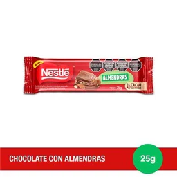 chocolate nestlé 22g leche