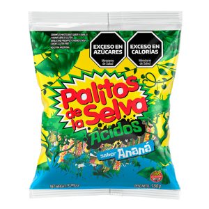 caramelos palitos de la selva anana acidos 150gr