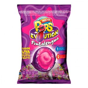 chupetín mister pop pintalengua x 24u