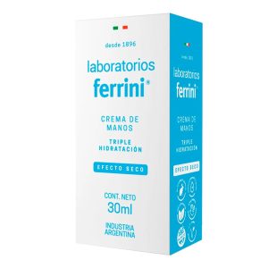 crema de manos ferrini hidratante 30ml (display x 12u)