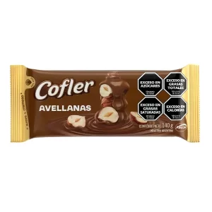 chocolate cofler con avellanas 140g (caja x 18u)