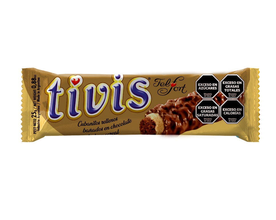Cubanito Tivis Felfort de 25 g, envoltorio vigente con los 4 sellos frontales