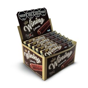 Display Cubanitos Wining Felfort por 25 unidades de 20 g con sellos frontales